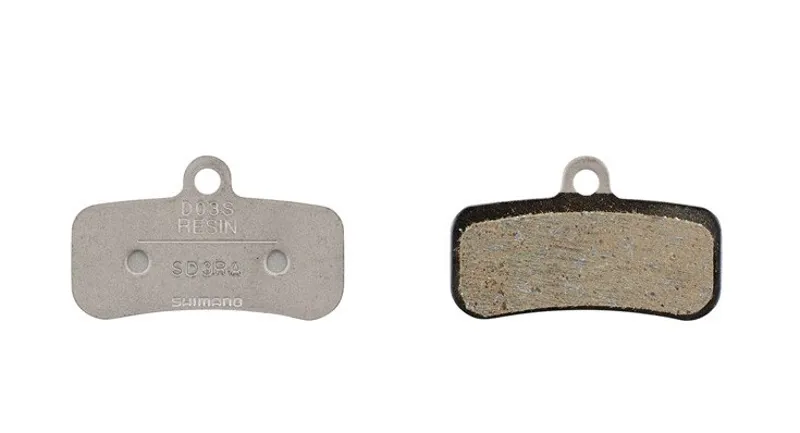 Shimano D03S BRBX Steel Back Resin Disc Brake Pads and Spring